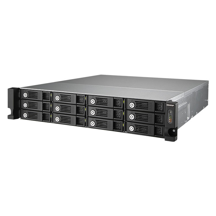 TS-1273AU-RP Qnap - Storage NAS Rackmount 12 baias SATA até 192TB