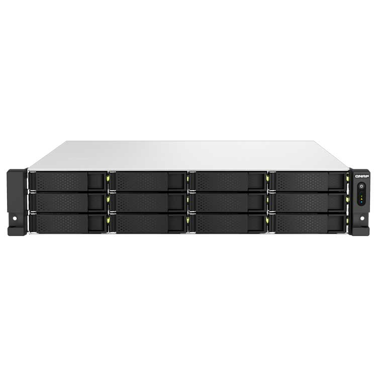 TS-1232PXU-RP Qnap - Storage NAS 12 baias p/ hard disks SATA até 264TB