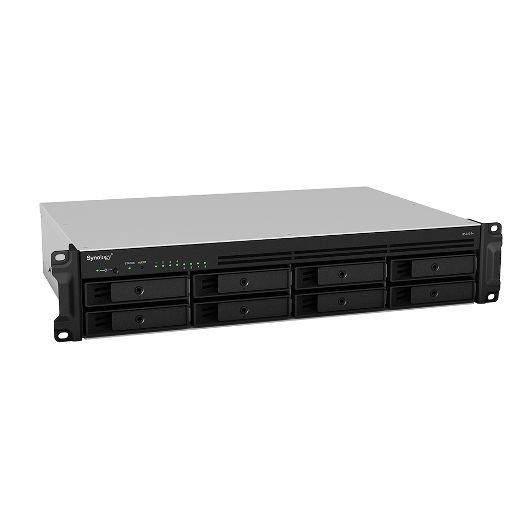 Synology RS1219+ 40TB Storage NAS 8 baias Rackstation SATA