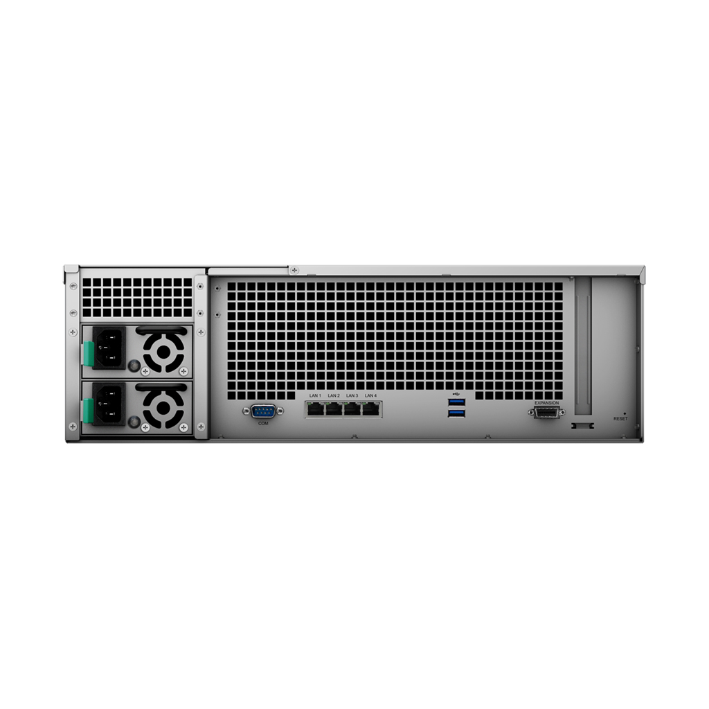 RS2818RP+ 120TB Synology - Storage NAS 16 baias Rackstation SATA  