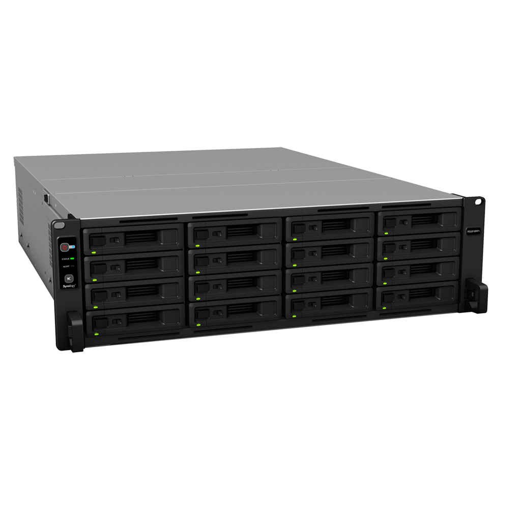 RS2818RP+ 32TB Synology - NAS Storage 16 baias Rackstation SATA