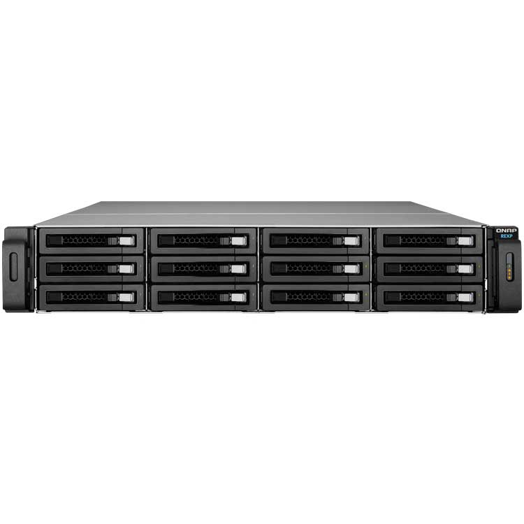 Qnap TS-1263XU - Servidor de backup rackmount 12 baias hot-swappable