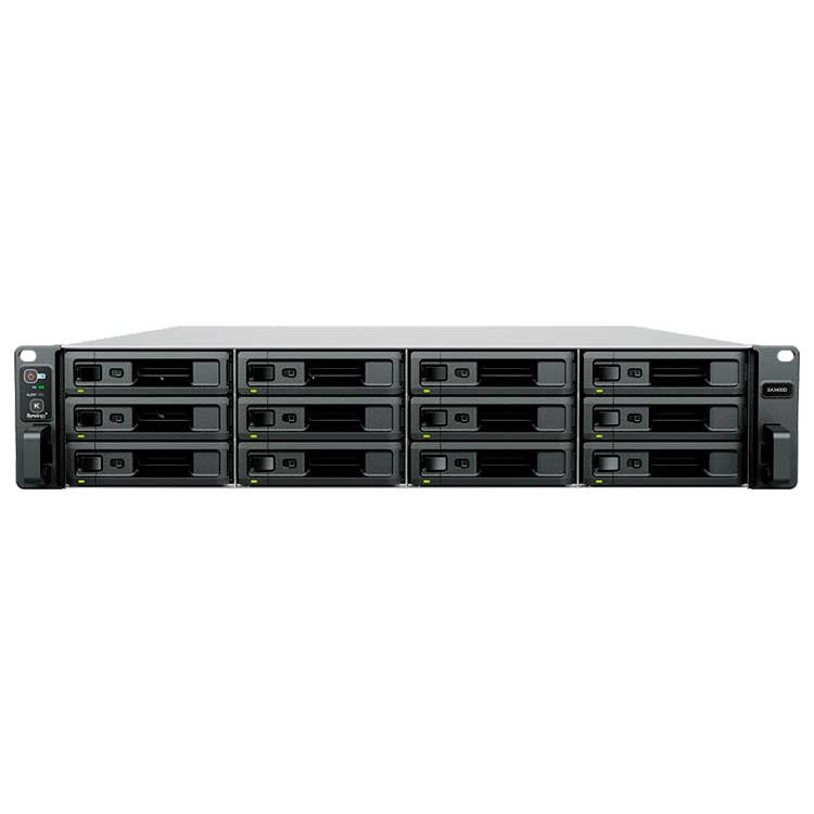 SA3400D Synology - Storage NAS/SAN 12 Bay p/ HDD SAS/SSD
