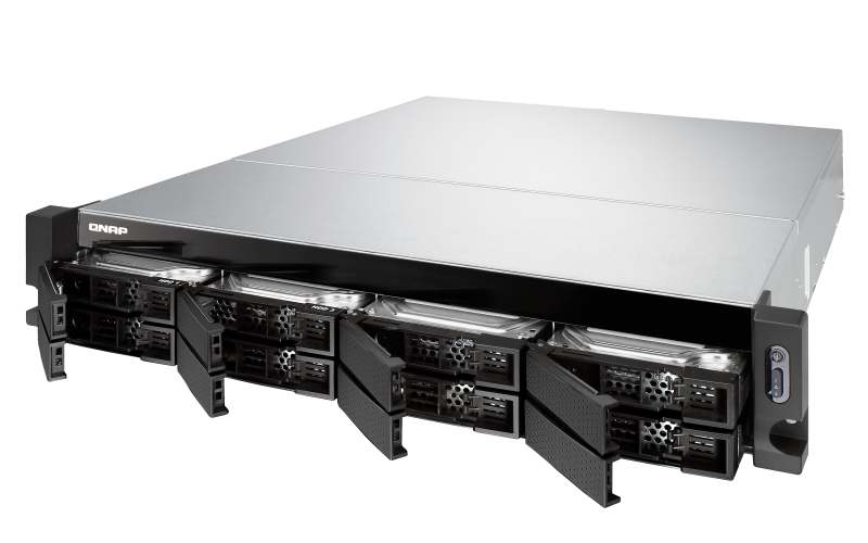 TS-877XU-RP 128TB Qnap - Server NAS 2U 8 baias 128TB rackmount SATA/SSD