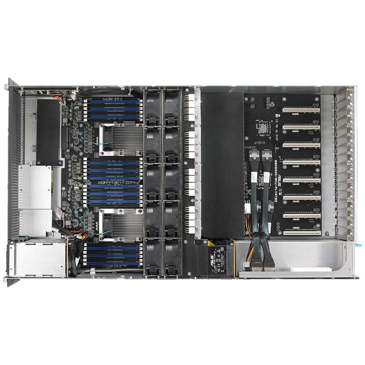 ESC8000 G4/10G Asus - Servidor 4U High Density Multi GPU Intel