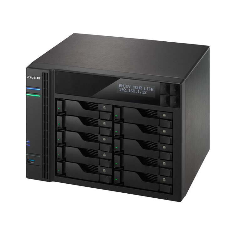 AS7010T 140TB Asustor - Storage Server NAS 10 Bay SATA