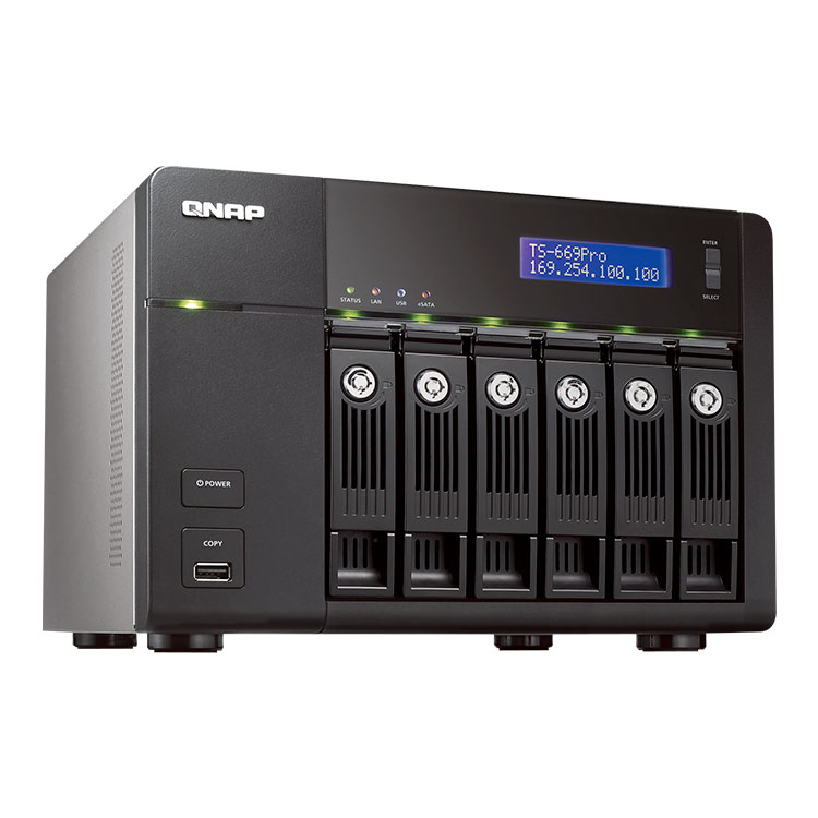 Storage 36TB Qnap, 6-Bay NAS Profissional