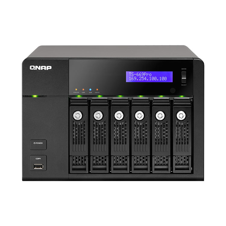 Storage 36TB Qnap, 6-Bay NAS Profissional