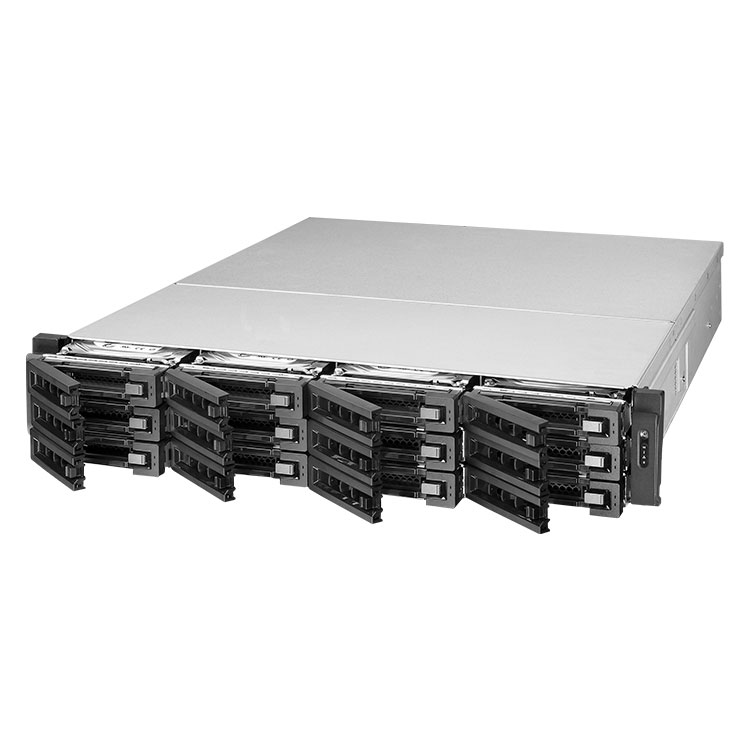 TS-1273AU-RP Qnap - Storage NAS Rackmount 12 baias SATA até 192TB