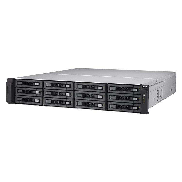 TS-1273AU-RP Qnap - Storage NAS Rackmount 12 baias SATA até 192TB