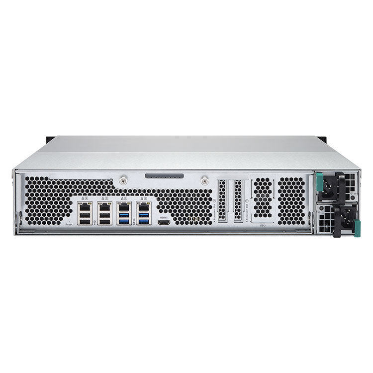 TS-1273AU-RP Qnap - Storage NAS Rackmount 12 baias SATA até 192TB