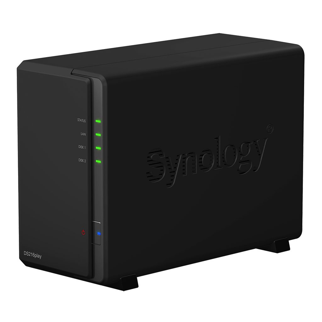 DS216play Synology Diskstation - Storage NAS 2 Baias até 28TB