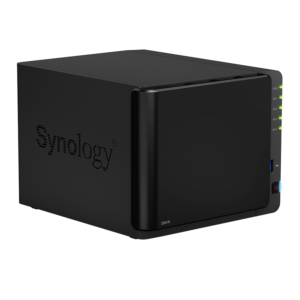 Synology DS416 4TB - Servidor NAS p/ 4 hard disks SATA