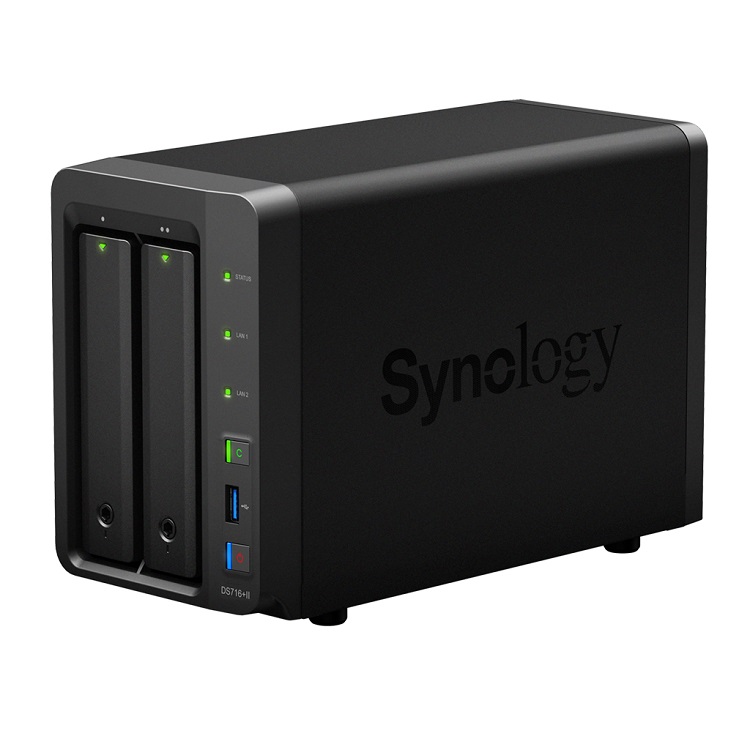 DS716+ Synology DiskStation - Storage NAS 2 Baias até 28TB
