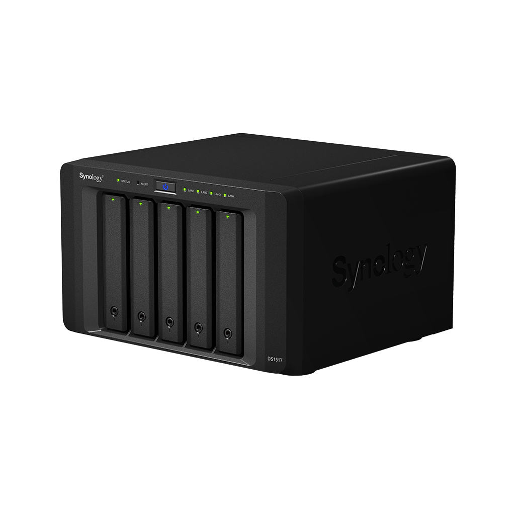 DS1517 Synology DiskStation - NAS Server 5 Bay p/ HDD SATA