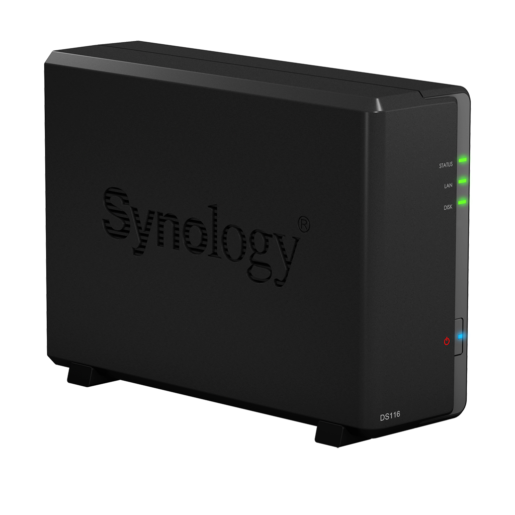 DS116 Synology Diskstation - Storage NAS 1 Baia até 6TB