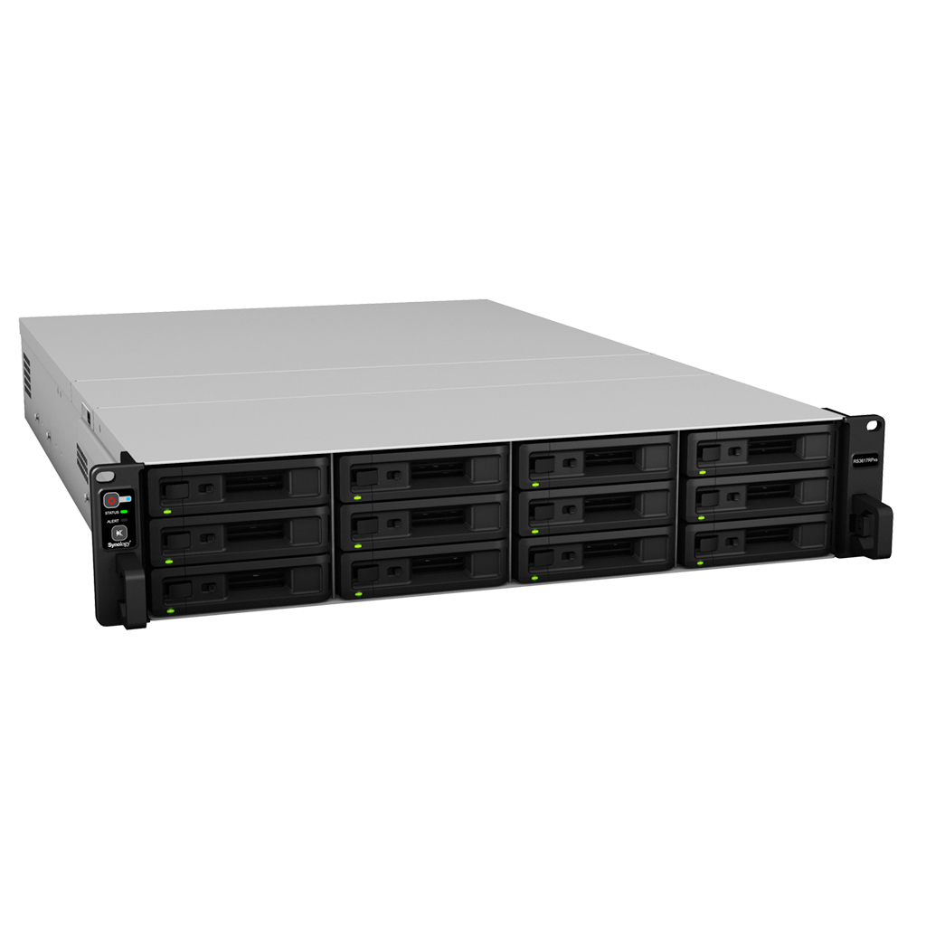 RS3617RPxs Synology Rackstation - Storage NAS 12 Bay p/ HDD SATA