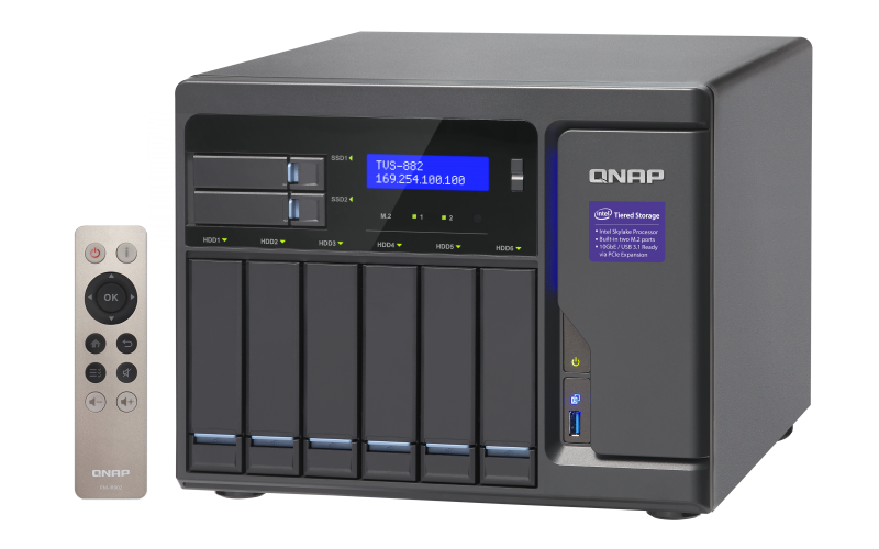 TVS-882 Qnap - Tiered Storage Network SATA 112TB