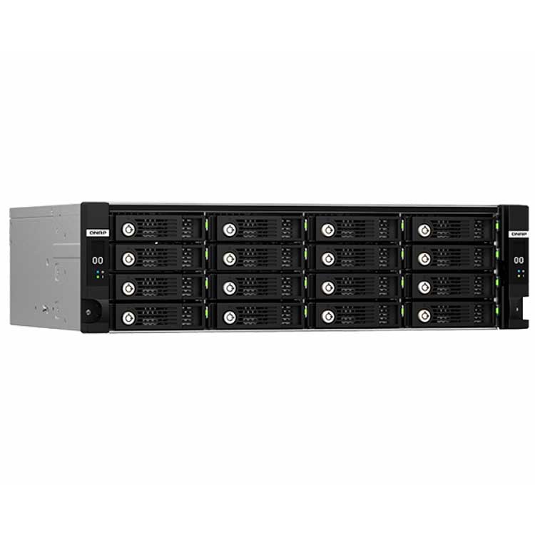 Qnap TVS-EC1680U-SAS-RP - Storage NAS/iSCSI/IP-SAN 16 baias SAS 12Gb/s