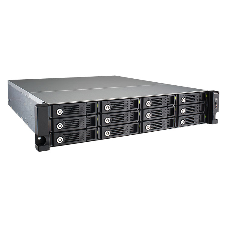 TS-1253U Qnap - Rackmount Storage NAS 144TB para 12 discos SATA III