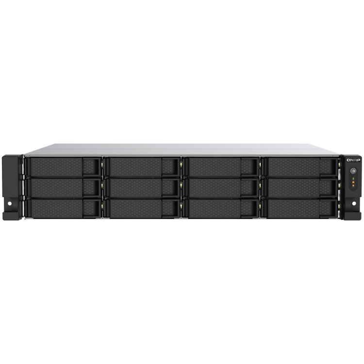 TS-1273AU-RP 216TB Qnap - Storage NAS Rackmount 12 baias HDD/SSD SATA