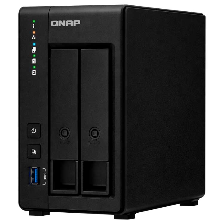 TS-233 Qnap - Servidor NAS 2 Baias p/ HDD SATA e SSD