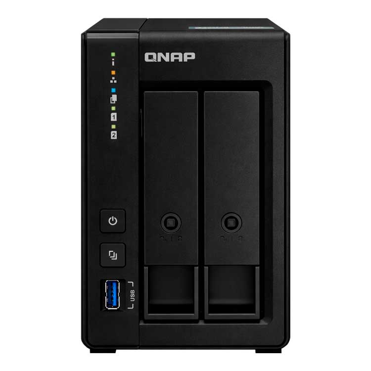 TS-233 Qnap - Servidor NAS 2 Baias p/ HDD SATA e SSD