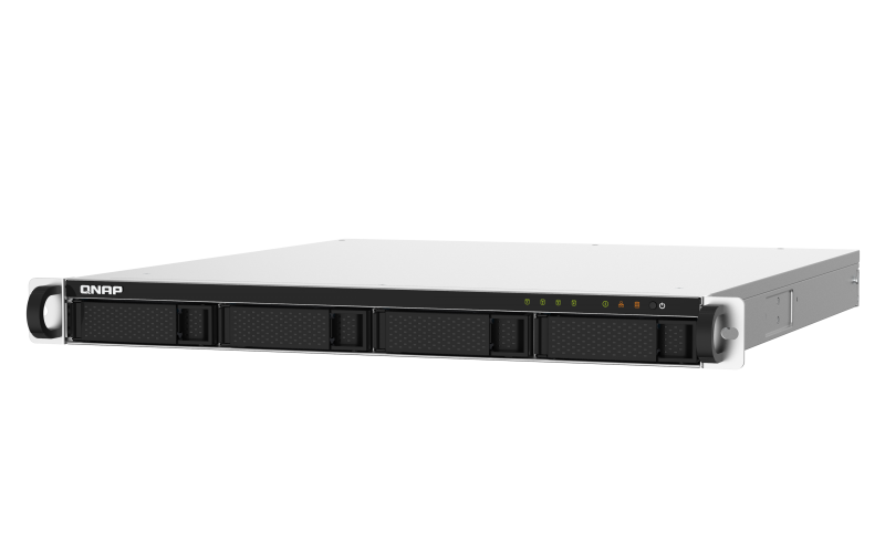 TS-432PXU 16TB Qnap - Rackmount NAS 1U 4 baias HDD/SSD SATA