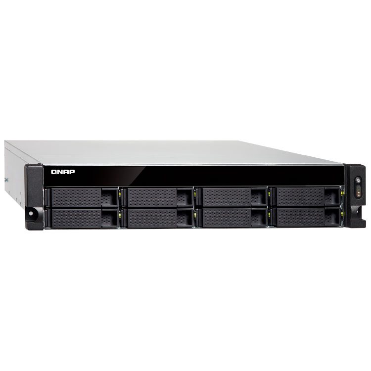 TS-873AeU-RP Qnap - Servidor NAS 8 Baias p/ HDD SATA e SSD