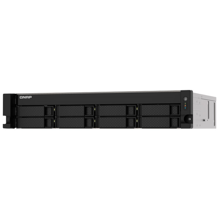 TS-853DU-RP 144TB Qnap - Storage NAS 8 Baias hot swappable e conexão 2,5GbE