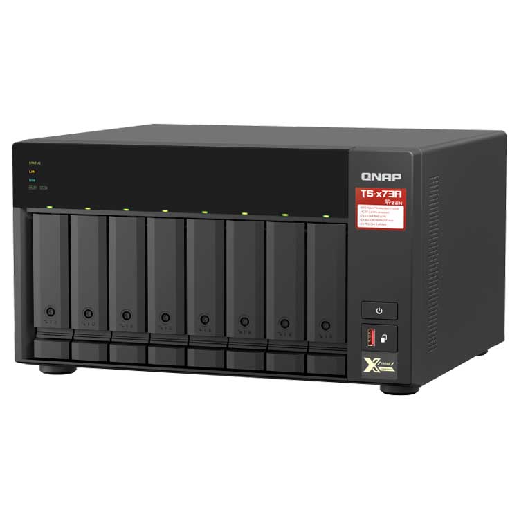 TS-873A 144TB Qnap - Storage NAS 8 baias Hot Swappable SATA/SSD