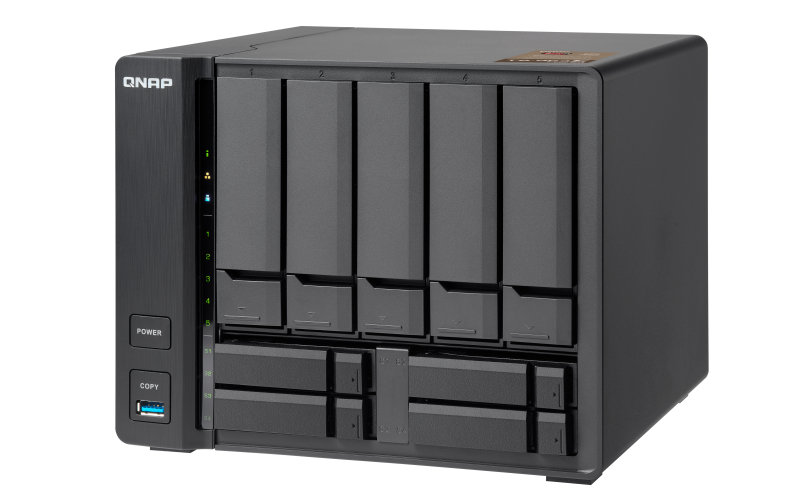 Qnap TS-963X 50TB - Storage NAS 5 baias hot-swappable e uma porta 10GbE