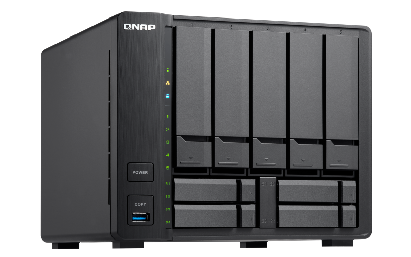 Qnap TS-963X 50TB - Storage NAS 5 baias hot-swappable e uma porta 10GbE