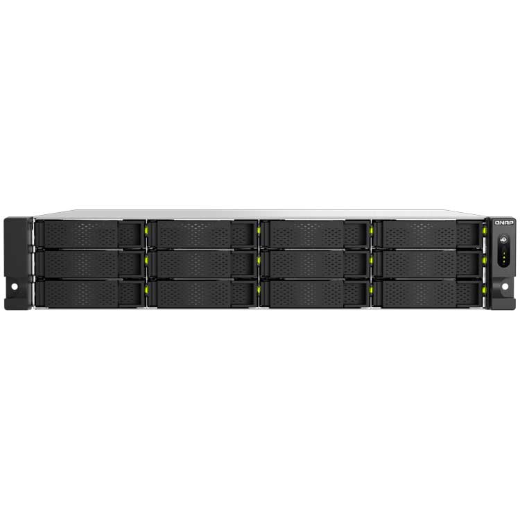 TS-1273U-RP Qnap - Servidor NAS cloud 12 baias SATA/SSD
