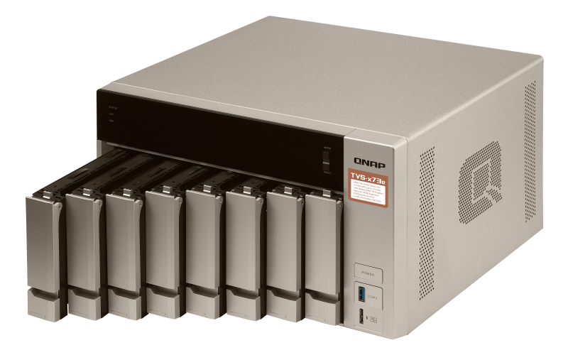 Qnap TVS-873e 24TB Storage NAS 8 baias