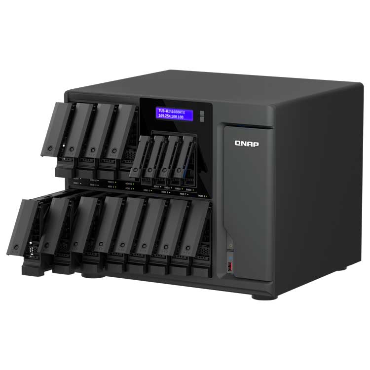 TS-1273U-RP Qnap - Servidor NAS cloud 12 baias SATA/SSD