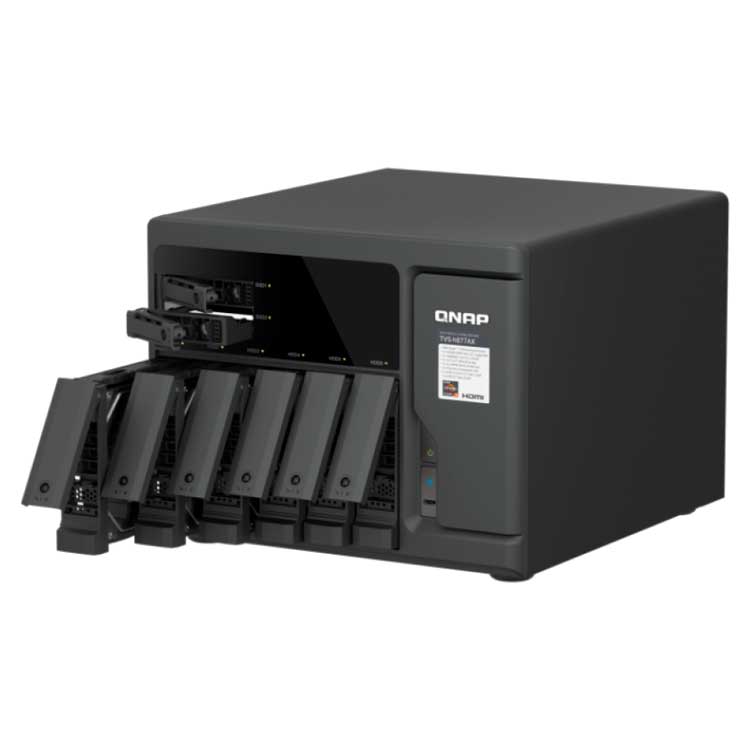 Qnap TS-877XU-RP - Server NAS 2U 8 baias 64TB rackmount SATA/SSD