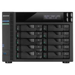 10 Bay NAS Storage até 100TB SATA - AS6210T Asustor