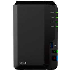 Synology DS218+ DiskStation - Storage NAS 2 Bay p/ HDD SATA