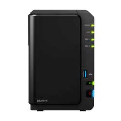 Synology DS216+II Diskstation - Storage NAS 2 Bay p/ HDD SATA/SSD