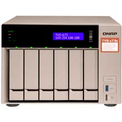 Storage NAS para 6 Discos - Qnap TVS-673e