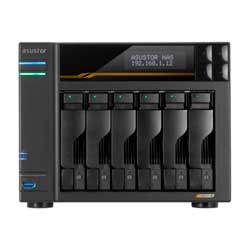 Asustor AS6806T - Storage NAS 6 Bay Lockerstor 6 p/ HDD SATA/NVMe