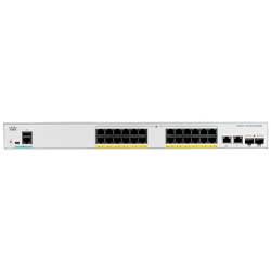 Cisco Catalyst C1000FE-24P-4G-L - Switch 24 portas LAN Fast RJ45 PoE+ e 4x p/ Uplinks (2x 1G RJ45/SFP e 2x 1G SFP)