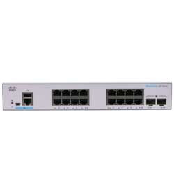 Cisco CBS250-16T-2G - Switch PoE 16 portas LAN Gigabit e 2 SFP  