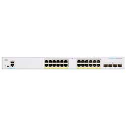 CBS250-24P-4X - Switch PoE 24 portas LAN e 4x SFP+