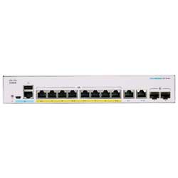 Cisco CBS350-8FP-2G - Switch PoE 8 portas Gigabit Ethernet