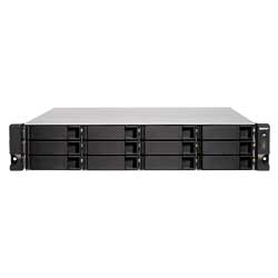 TS-1253BU-RP Qnap - NAS 12 baias hot-swappable rackmount até 168TB