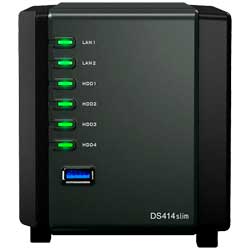 DS414slim Synology - Cloud Storage NAS Diskstation p/ HDD SATA