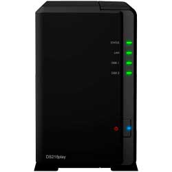 DS218play Synology DiskStation - Storage NAS 2 baias até 28TB