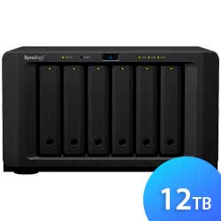 DS1621xs+ 12TB Synology DiskStation - Storage NAS 6 baias SATA